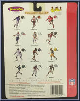 Deion Sanders (Baltimore Ravens) from Re-Plays - NFL - Series I manufactured by Gracelyn Toys [Back]