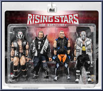 Tonga / Compton / Myers / Gallows from Rising Stars of Wrestling - 4-Packs manufactured by Figures Toy Company [Front]