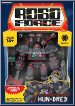 Hun-Dred from Robo Force - Wave 2 manufactured by Nacelle Company [Front]