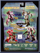 Scott Bernard VFA-6H (Metallic) from Robotech - Alpha Super Poseable manufactured by Toynami [Back]