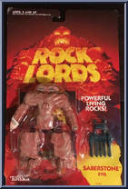 Saberstone from Rock Lords - Evil Rock Lords manufactured by Tonka [Front]