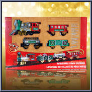 Christmas Town Express (Metallic Mult-Color) (Mid-Scale 16Ft) from Rudolph - Interactive Toys manufactured by Forever Fun [Front]