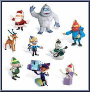 Holiday Clip-On Collection (Red Box) (9 Piece) from Rudolph - PVC Holiday Clip-Ons manufactured by Forever Fun [Loose]