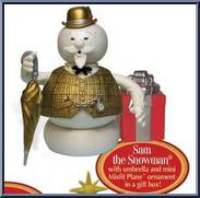 Sam the Snowman (Gold) from Rudolph - Series 5: Trim A Tree manufactured by Forever Fun [Loose]