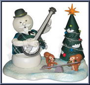 Sam the Snowman (Fabric Vest, Tree) from Rudolph - Talking Figures: Series 3 manufactured by Forever Fun [Loose]
