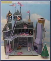 Santa's Castle (Closed Box) (Foreman, Mrs Claus, Girl Elf) from Rudolph - PVC Boxed Sets manufactured by Memory Lane [Loose]