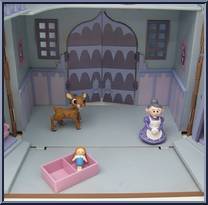 Santa's Castle (Closed Box) (Foreman, Mrs Claus, Girl Elf) from Rudolph - PVC Boxed Sets manufactured by Memory Lane [Loose]