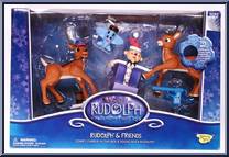 Rudolph & Friends (Charlie in Box) from Rudolph - Action Figure Boxed Sets manufactured by Memory Lane [Front]