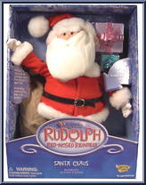 Plush: Santa Claus Ultimate Action Figure (Talking) from Rudolph - Large Figures manufactured by Memory Lane [Front]