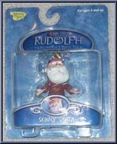 Skinny Santa from Rudolph - PVC Holiday Clip-Ons manufactured by Memory Lane [Front]