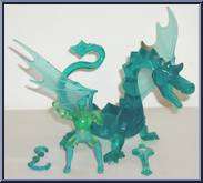 Crystal Dragon from Saga of Crystar - Dragons manufactured by Remco [Loose]