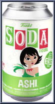Ashi (Black Outfit) from Samurai Jack - Soda manufactured by Funko [Front]