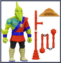 Fae Kwan (Warrior Monk Pterodactyl) from Saurozoic Warriors - Basic Series manufactured by Boss Fight Studio [Loose]