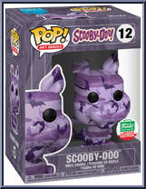 Scooby-Doo (Art Series) from Scooby-Doo! - Pop! Vinyl Figures manufactured by Funko [Front]