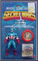 Captain America from Secret Wars - Basic Series manufactured by Mattel [Front]