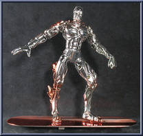 Silver Surfer (Molten Lava) from Silver Surfer - Space Racers manufactured by Toy Biz [Loose]
