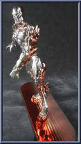 Silver Surfer (Molten Lava) from Silver Surfer - Space Racers manufactured by Toy Biz [Loose]