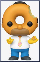Donut Head Homer from Simpsons - Pop! Vinyl Figures manufactured by Funko [Loose]