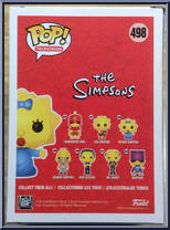 Maggie Simpson from Simpsons - Pop! Vinyl Figures manufactured by Funko [Back]
