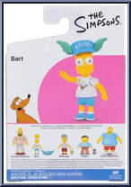 Bart (Krusty the Clown Hat) from Simpsons - Mini manufactured by Jakks Pacific [Back]