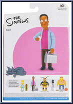 Carl Carlson (Lunchbox & Mug) from Simpsons - Basic Series manufactured by Jakks Pacific [Back]