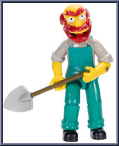 Groundskeeper Willie from Simpsons - Basic Series manufactured by Jakks Pacific [Loose]