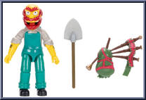 Groundskeeper Willie from Simpsons - Basic Series manufactured by Jakks Pacific [Loose]