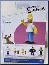 Homer from Simpsons - Mini manufactured by Jakks Pacific [Back]
