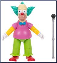 Krusty the Clown from Simpsons - Basic Series manufactured by Jakks Pacific [Loose]