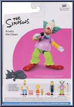 Krusty the Clown from Simpsons - Basic Series manufactured by Jakks Pacific [Back]