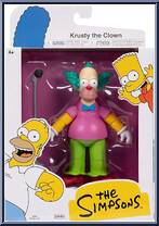 Krusty the Clown from Simpsons - Basic Series manufactured by Jakks Pacific [Front]