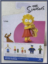 Lisa from Simpsons - Mini manufactured by Jakks Pacific [Back]