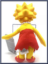 Lisa from Simpsons - Plush manufactured by Jakks Pacific [Back]