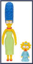Marge & Maggie from Simpsons - Basic Series manufactured by Jakks Pacific [Loose]