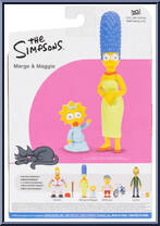 Marge & Maggie from Simpsons - Basic Series manufactured by Jakks Pacific [Back]