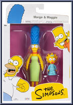 Marge & Maggie from Simpsons - Basic Series manufactured by Jakks Pacific [Front]
