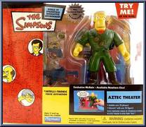 Aztec Theater (with McBain) from Simpsons - Interactive Playsets manufactured by Playmates [Loose]