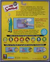 Montgomery Burns from Simpsons - Series  1 manufactured by Playmates [Back]