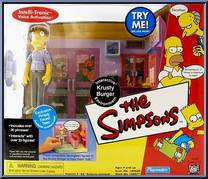 Krusty Burger from Simpsons - Interactive Playsets manufactured by Playmates [Loose]