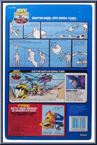 Deception Raider (with General Plague) from Sky Commanders - Backpacks manufactured by Kenner [Back]