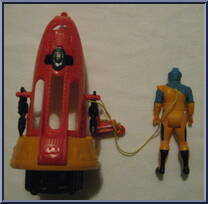 Geyser Attack (with Commander R.J. Scott) from Sky Commanders - Backpacks manufactured by Kenner [Loose]