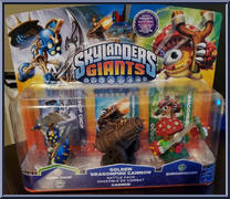 Chop Chop / Golden Dragonfire Cannon / Shroomboom from Skylanders - Giants - 3-Packs manufactured by Activision [Front]