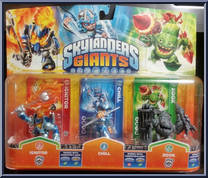 Ignitor / Chill / Zook from Skylanders - Giants - 3-Packs manufactured by Activision [Front]