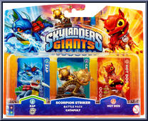 Zap / Scorpion Striker / Hot Dog from Skylanders - Giants - 3-Packs manufactured by Activision [Front]