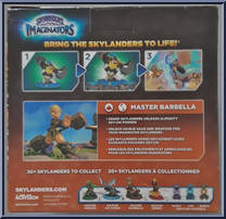 Master Barbella from Skylanders - Imaginators - Basic Series manufactured by Activision [Back]