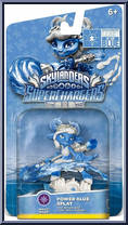 Power Blue Splat from Skylanders - SuperChargers - Basic Series manufactured by Activision [Front]
