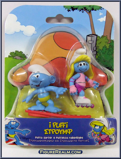 Surfer Smurf / Smurfette Rollerblader - Smurfs - 2-Packs - Jakks ...