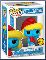 Smurfette (Red Dress) (Chase) from Smurfs - Pop! Vinyl Figures manufactured by Funko [Front]
