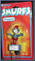 Papa Smurf (Blue Base) from Smurfs - Puppets manufactured by Helm [Front]