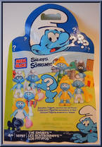 Brainy Smurf from Smurfs - Blind Packs manufactured by Mega Bloks [Front]